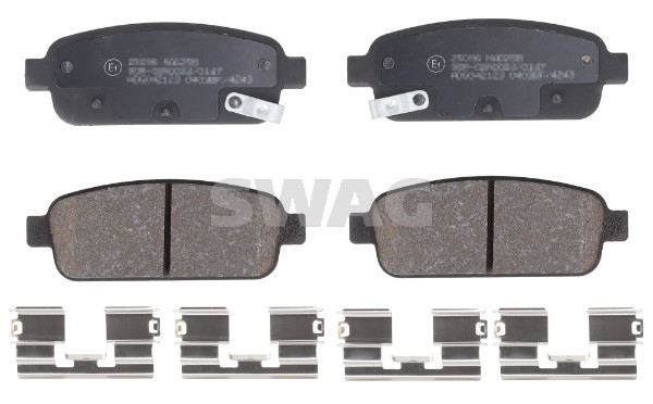 Brake Pad Set, disc brake - 40 91 6894 SWAG